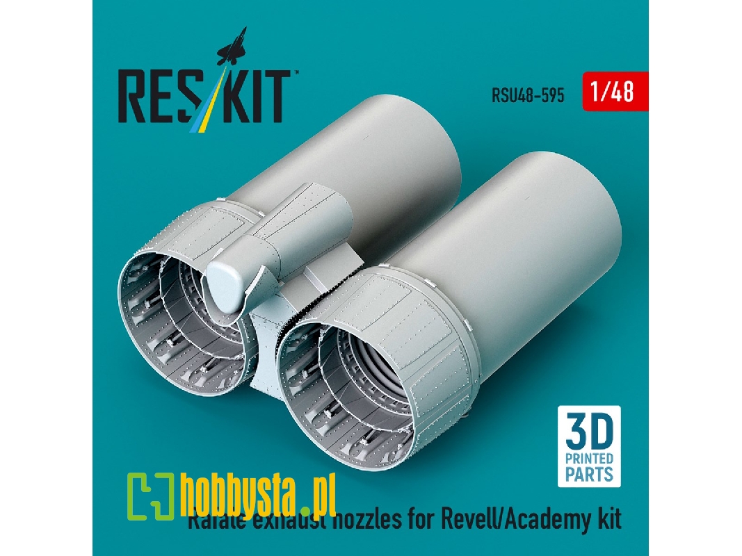 Dassault Rafale - 3d-printed Exhaust Nozzles (For Revell / Academy Kits) - image 1