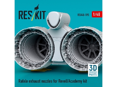 Dassault Rafale - 3d-printed Exhaust Nozzles (For Revell / Academy Kits) - image 2