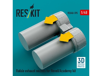 Dassault Rafale - 3d-printed Exhaust Nozzles (For Revell / Academy Kits) - image 3