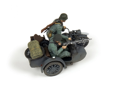 German Motorcycle Zündapp K800 With Sidecar And Crew - image 3