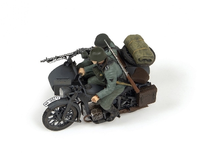 German Motorcycle Zündapp K800 With Sidecar And Crew - image 4