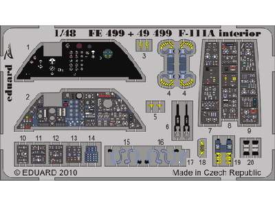 F-111A interior S. A. 1/48 - Hobby Boss - - image 1