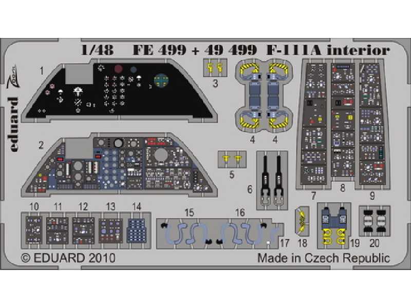 F-111A interior S. A. 1/48 - Hobby Boss - - image 1