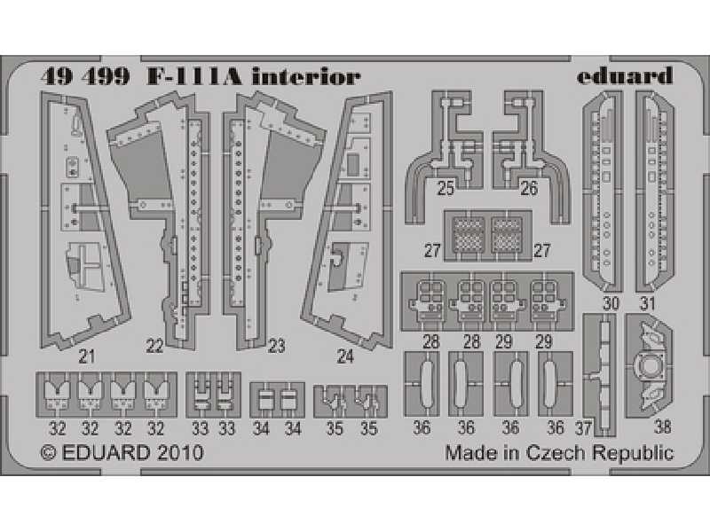 F-111A interior S. A. 1/48 - Hobby Boss - image 1