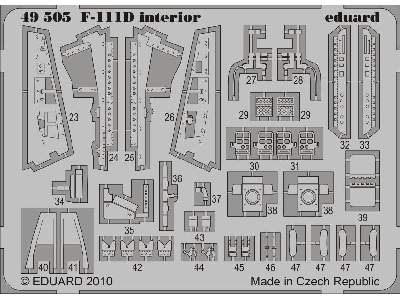 F-111D interior S. A. 1/48 - Hobby Boss - image 3