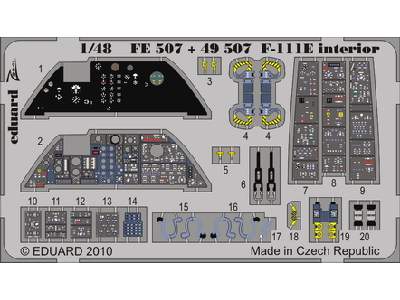 F-111E interior S. A. 1/48 - Hobby Boss - - image 1