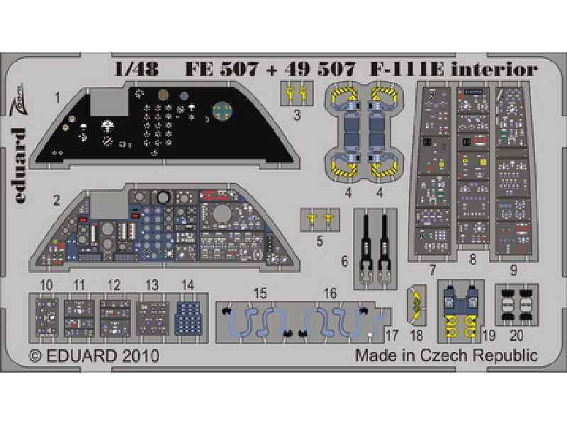 F-111E interior S. A. 1/48 - Hobby Boss - - image 1