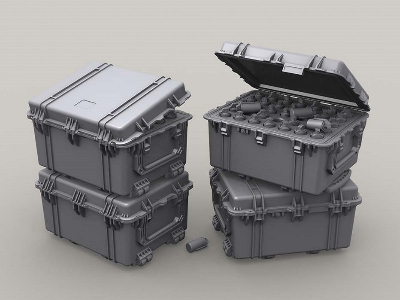 Multipurpose 1630 Military Box Set (2x Open, 2x Closed, 2x Insert) - image 1