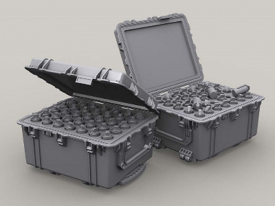 Multipurpose 1630 Military Box Set (2x Open, 2x Closed, 2x Insert) - image 3