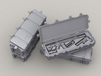 Weapon Case Set (2x Open, 2x Closed, 2x Insert + Weapons) - image 1