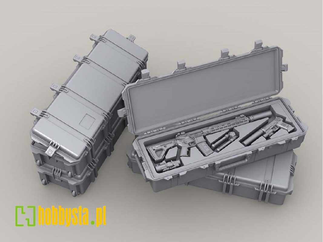 Weapon Case Set (2x Open, 2x Closed, 2x Insert + Weapons) - image 1