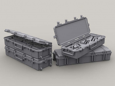 Weapon Case Set (2x Open, 2x Closed, 2x Insert + Weapons) - image 2