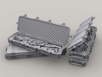 Pelican Im3300 Storm Gun Case Set  (2x Open, 2x Closed, 2x Insert + Weapons) - image 2