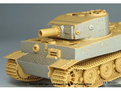 Tiger I Mid/Late - Zimmerit Decal Set With Pe Grill (For Tamiya Kits) - image 11