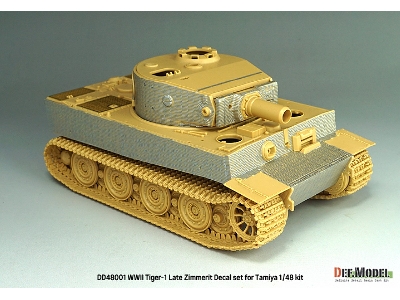Tiger I Mid/Late - Zimmerit Decal Set With Pe Grill (For Tamiya Kits) - image 15