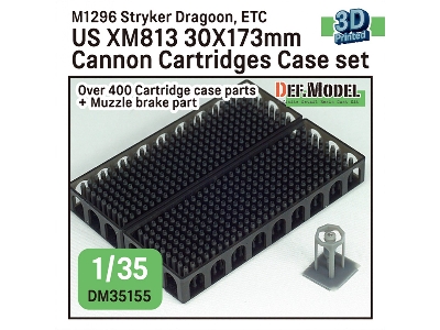Us Xm813 30 X 173mm Cannon Cartridges Set - For M1296 Stryker Dragoon - image 1