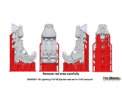 F-35 Lightning Ii - Us16e Ejection Seat (1 Piece / For Tamiya Kits) - image 3
