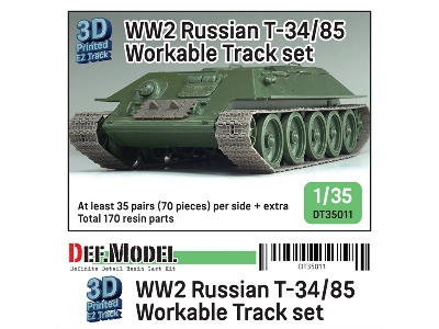 Russian T-34/85 - Workable Track Set - image 1