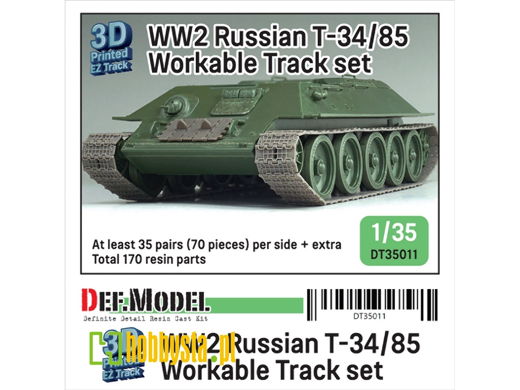 Russian T-34/85 - Workable Track Set - image 1 Russian T-34/85 - Workable Track Set - image 1