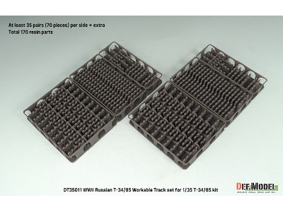 Russian T-34/85 - Workable Track Set - image 3