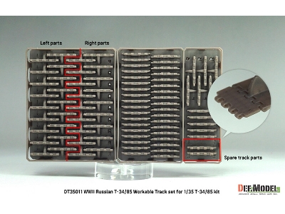 Russian T-34/85 - Workable Track Set - image 5