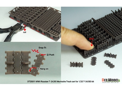Russian T-34/85 - Workable Track Set - image 16