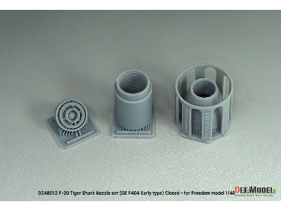 F-20 Tigershark - Nozzle Set Closed (Ge Yf404-100 / For Freedom Model Kits) - image 2
