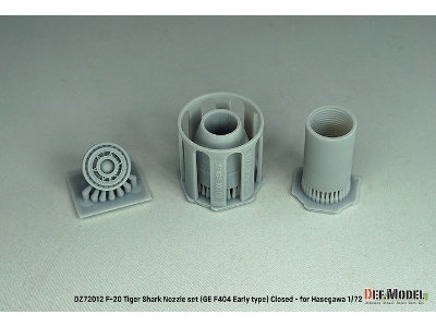 F-20 Tigershark - Nozzle Set Closed (Ge Yf404-100 / For Hasegawa Kits) - image 2