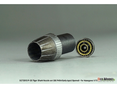 F-20 Tigershark - Nozzle Set Opened (Ge Yf404-100 / For Hasegawa Kits) - image 3