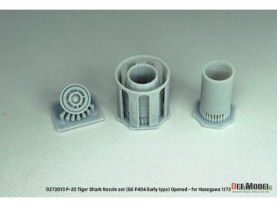 F-20 Tigershark - Nozzle Set Opened (Ge Yf404-100 / For Hasegawa Kits) - image 7
