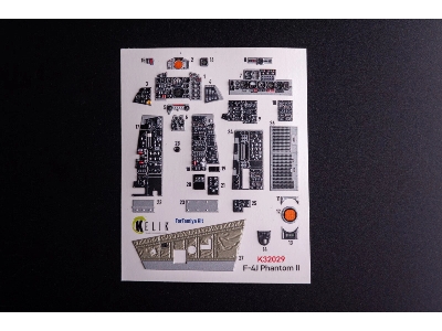 Mcdonnell Douglas F-4 J - Interior 3d Decals (For Tamiya Kits) - image 3
