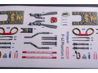 Mcdonnell Douglas F-4 J - Interior 3d Decals (For Tamiya Kits) - image 5