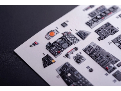 Mcdonnell Douglas F-4 J - Interior 3d Decals (For Tamiya Kits) - image 8