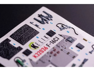 Lockheed Martin F-16 Cj - Interior 3d Decals (For Tamiya Kits) - image 1