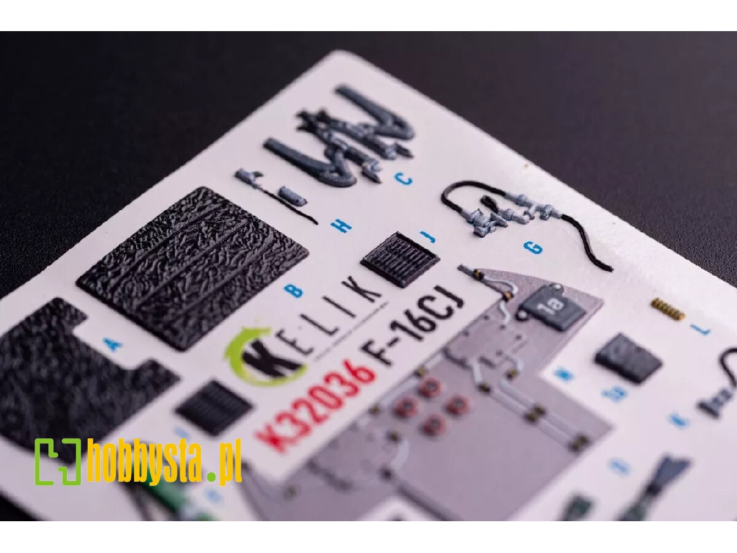 Lockheed Martin F-16 Cj - Interior 3d Decals (For Tamiya Kits) - image 1