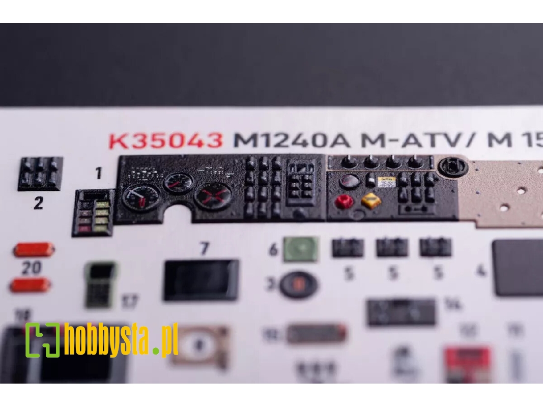 M1240a M-atv - Interior 3d Decals (For Rfm Kits) - image 1
