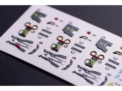 Mcdonnell Douglas Rf-4 B - Interior 3d Decals (For Hasegawa Kits) - image 1