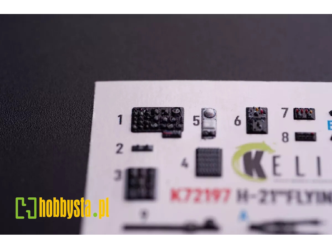Piasecki H-21 "flying Banana" - Interior 3d Decals (For Italeri Kits) - image 1