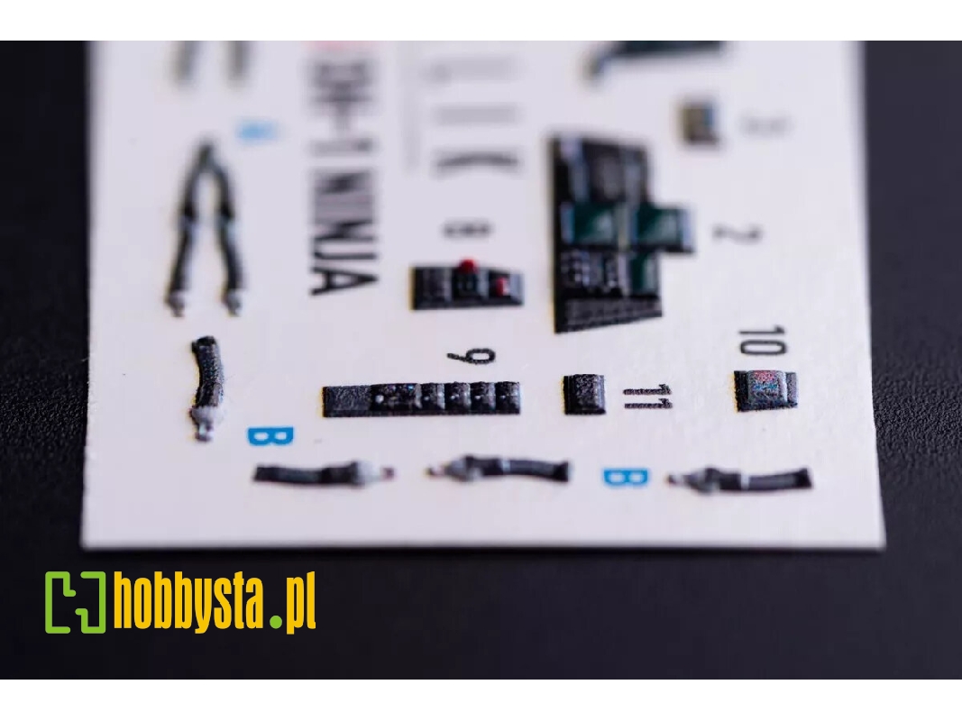 Kawasaki Oh-1 Ninja - Interior 3d Decals (For Aoshima Kits) - image 1