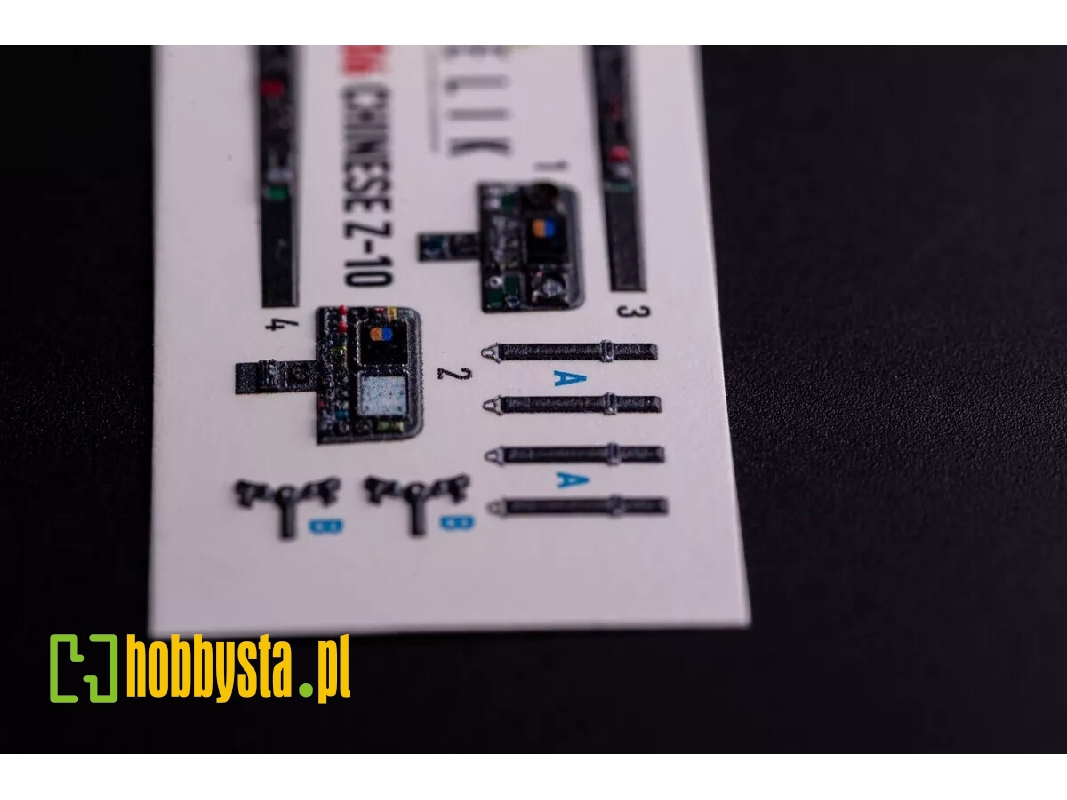 Chinese Changhe Z-10 - Interior 3d Decals (For Hobby Boss Kits) - image 1