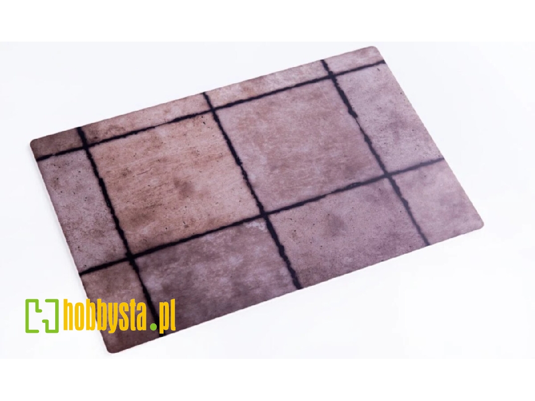 Soviet Square Concrete Plates Airfield 1970s - Acrylic Base - image 1