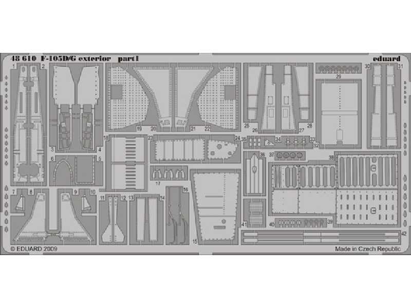 F-105D/ G exterior 1/48 - Hobby Boss - image 1