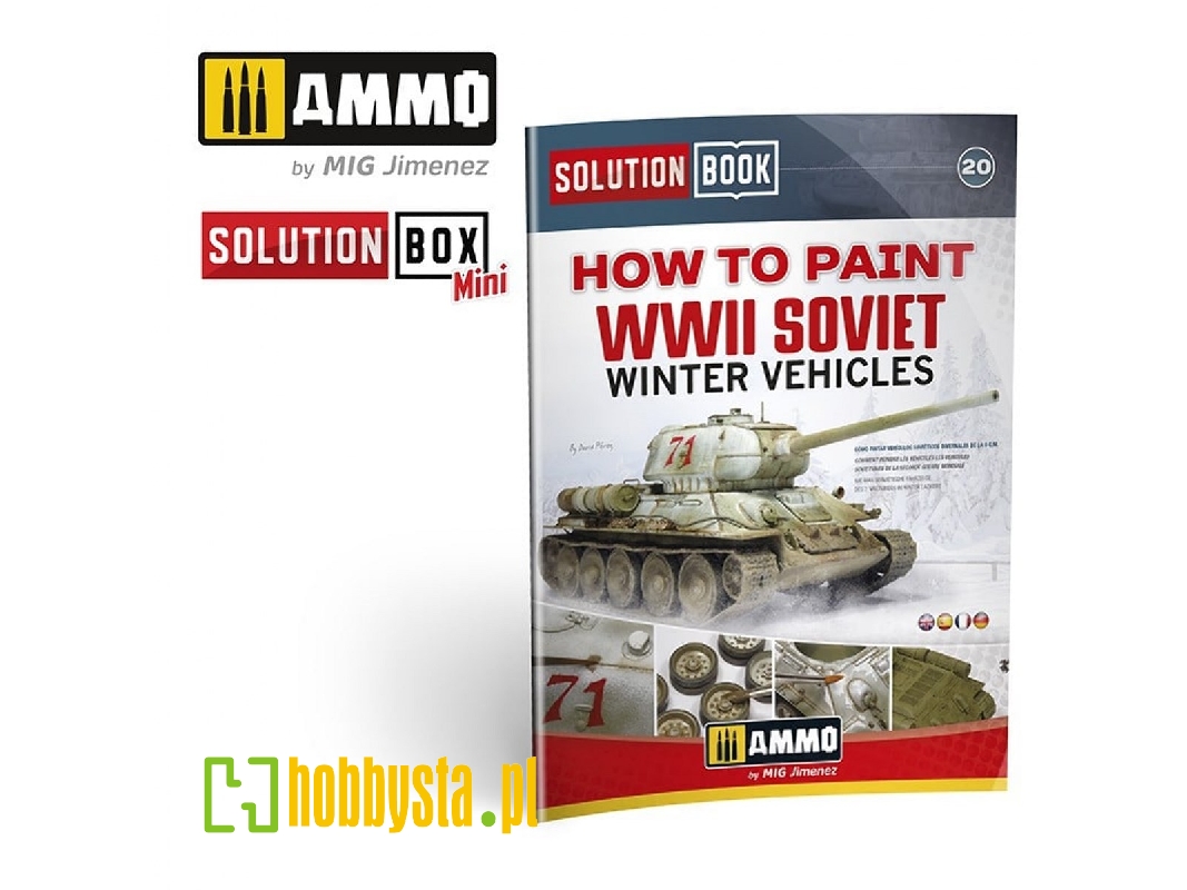 Solution Book 20 - How To Paint Wwii Soviet Winter Vehicles (Multilingual: English, Spanish, French, German) - image 1 Solution Book 20 - How To Paint Wwii Soviet Winter Vehicles (Multilingual: English, Spanish, French, German) - image 1