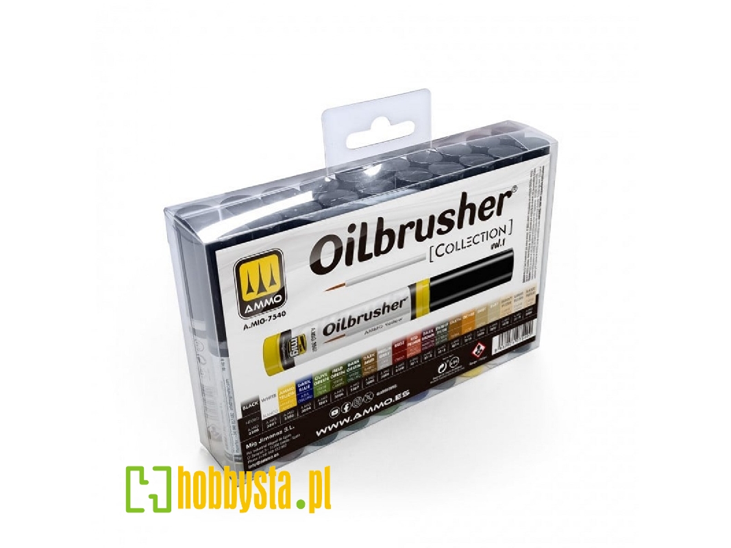 A.Mig 7540 Ammo Collections: Oilbrusher Vol.1 Paint Set - image 1