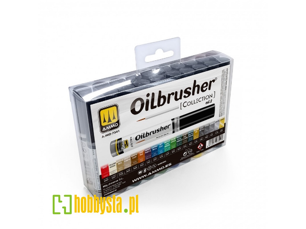 A.Mig 7541 Ammo Collections: Oilbrusher Vol.2 Paint Set - image 1