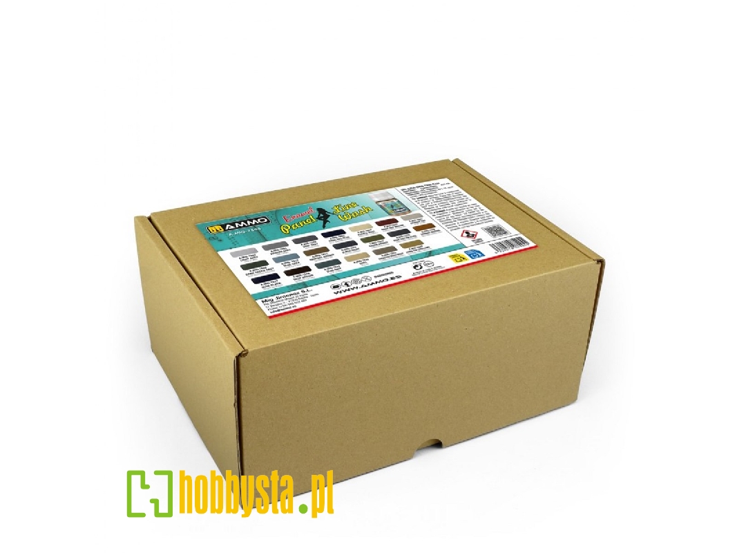 A.Mig 7545 Ammo Collections: Panel Line Wash Set - image 1