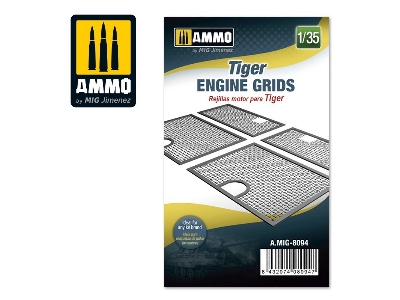 Tiger - Engine Grids (3d Printed) - image 2