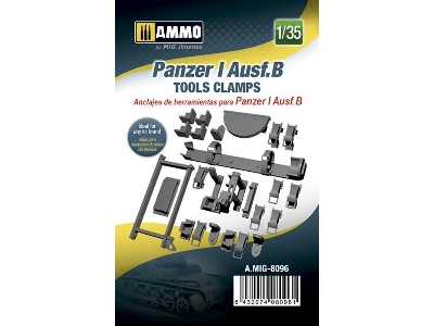 Panzer I Ausf. B - Tool Clamps (3d Printed) - image 1
