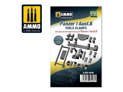 Panzer I Ausf. B - Tool Clamps (3d Printed) - image 2