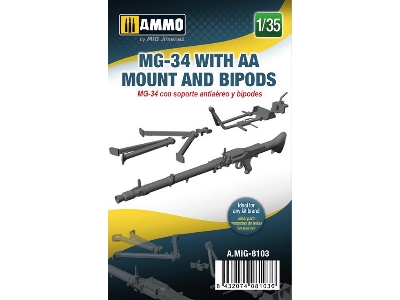 German Mg34 With Aa Mount And Bipods - image 1